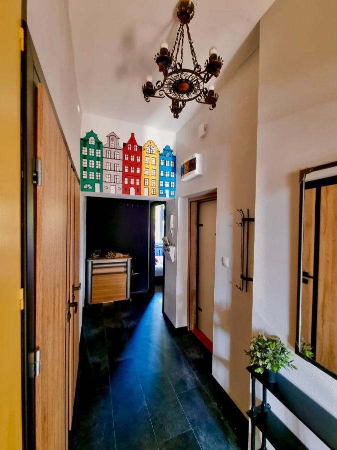 グダニスクCozy&Retro - Old Town Apartamentアパートメント エクステリア 写真